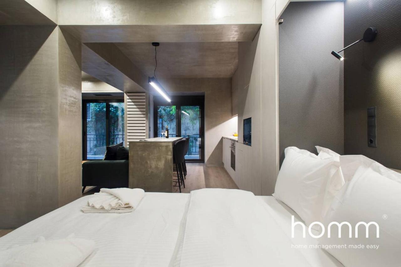 Unique Urban Homm Studio In Piraeus, Alkiviadou Appartement Buitenkant foto